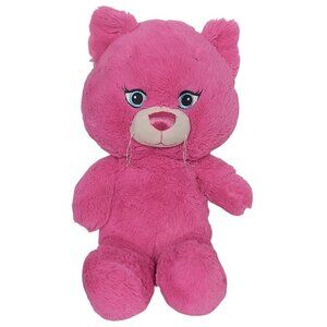 Build A Bear Razzy Berry Hot Pink Kitty Cat Plush 19.5"